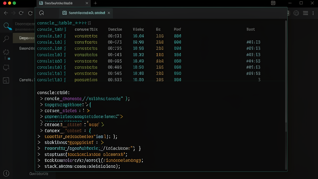 JavaScript Console Methods